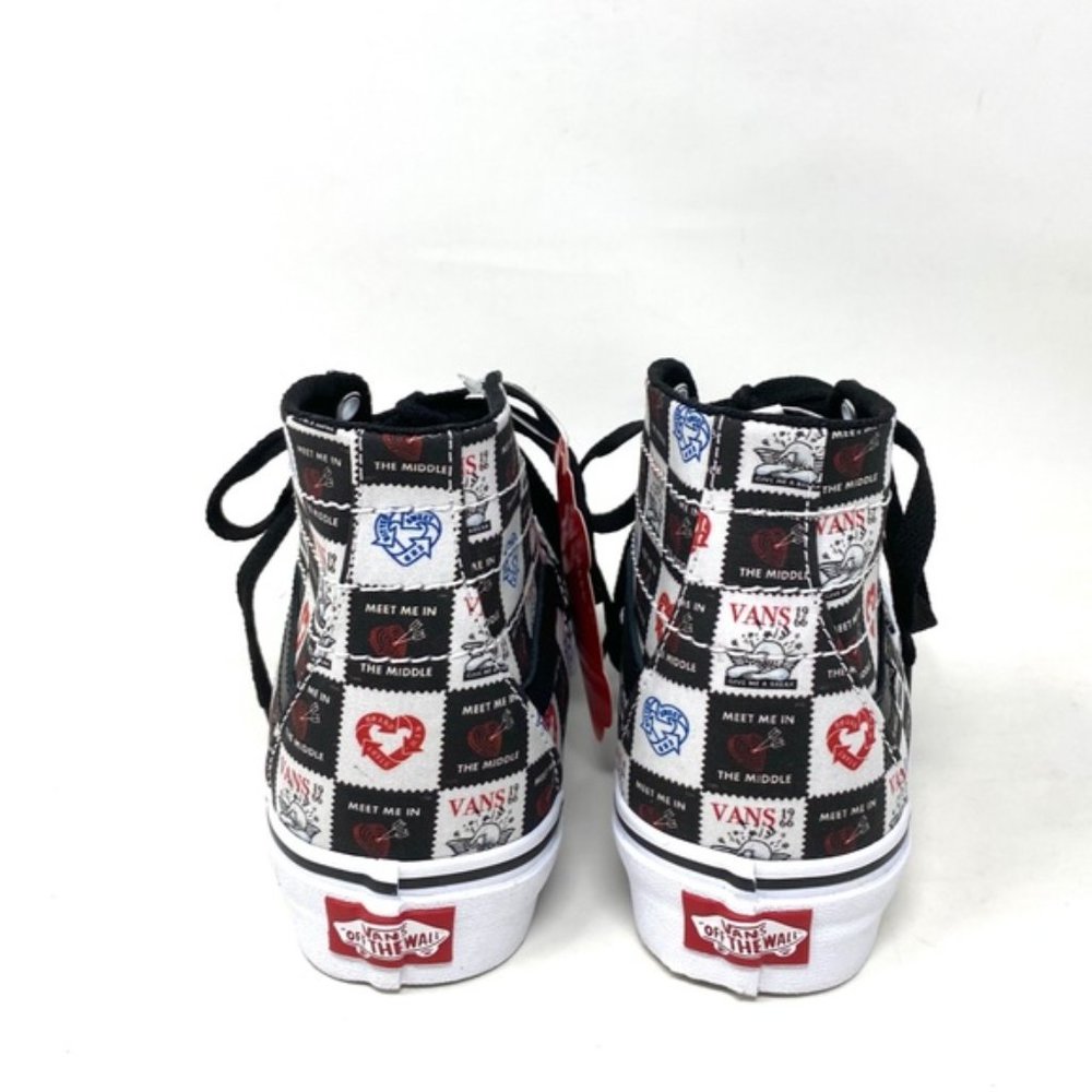 💖MEGA SALE💖VANS SK8-HI Tapered Love Black Men’s High Top Canvas VN0A4U16B0A - Picture 5 of 7